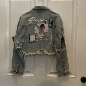 Stylish Cropped Denim Jacket